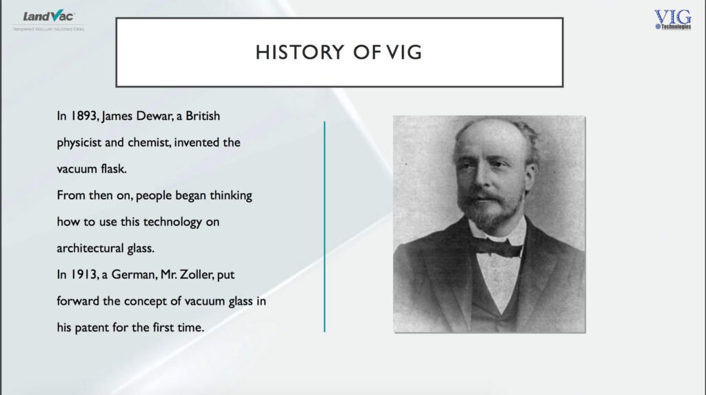 History of vacuum double glazing