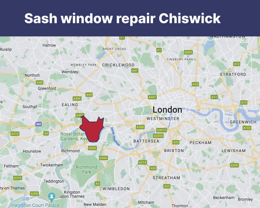 Sash window repair Chiswick
