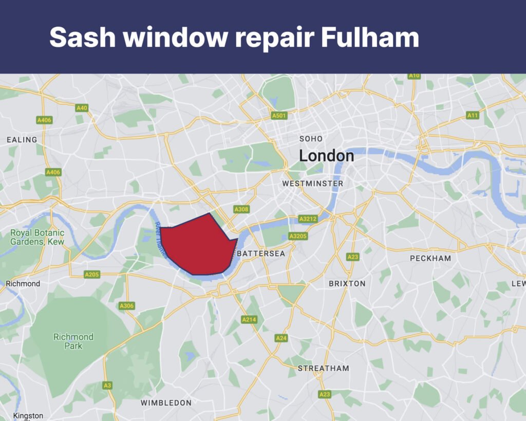 Sash window repair Fulham