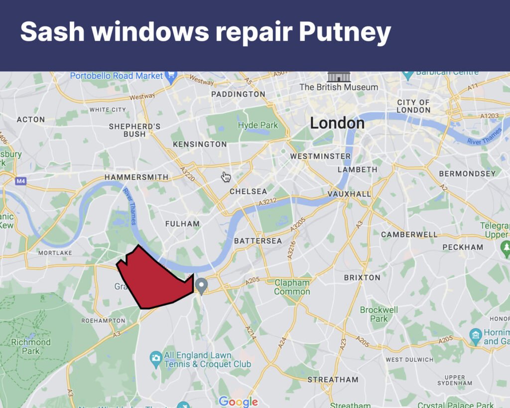 Sash windows repair Putney