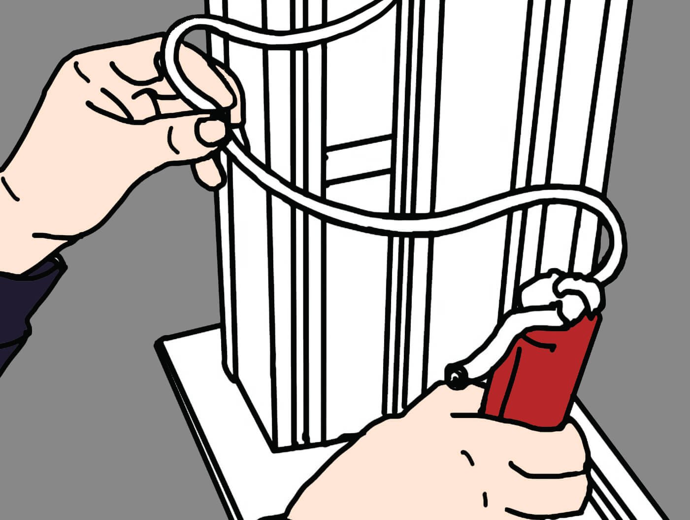Repair sash cord Putney
