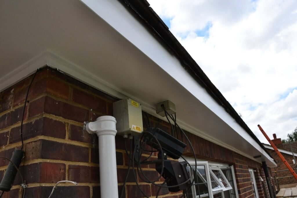 fascia and soffits repaired and painted